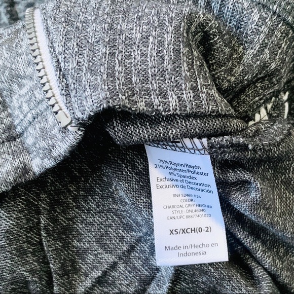 NWT Danskin Now gray crewneck pullover sweater XS - Picture 5 of 7